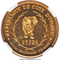 25 francs - Côte d'Ivoire