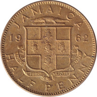 1/2 penny - Jamaique