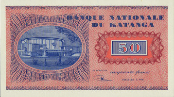 50 francs - Katanga