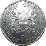 5 shillings - Kenya