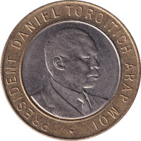 10 shillings - Kenya