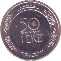50 leke - Royaume et République
