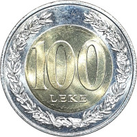 100 leke - Royaume et République