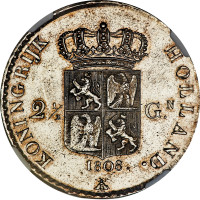 2 1/2 gulden - Royaume de Hollande