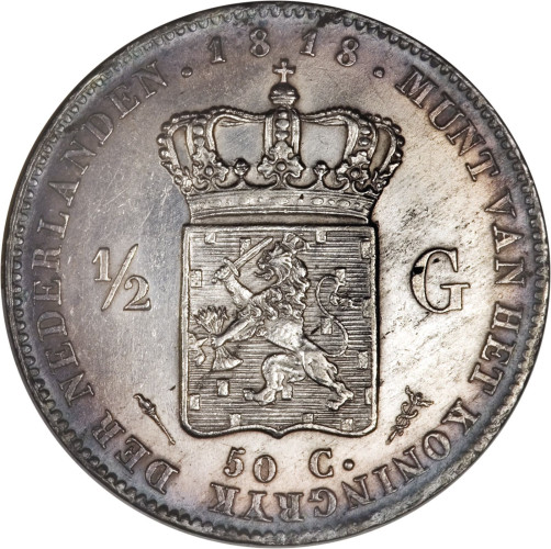 1/2 gulden - Kingdom of Netherlands
