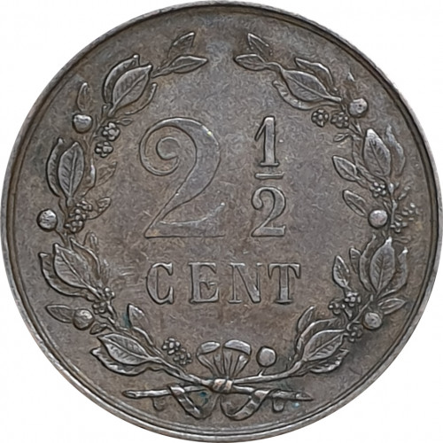 2 1/2 cents - Kingdom of Netherlands