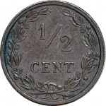 1/2 cent - Kingdom of Netherlands