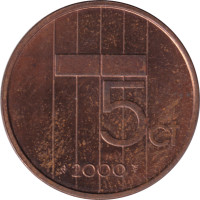 5 cents - Royaume des Pays-Bas