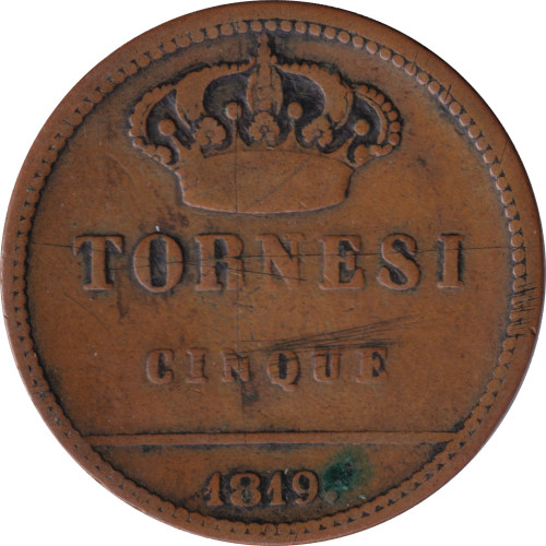 5 tornesi - Kingdom of the Two Sicily