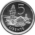 5 lisente - Lesotho