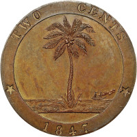2 cents - Libéria