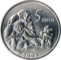 5 cents - Liberia