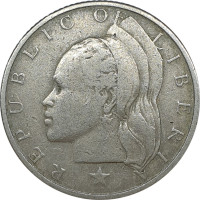 25 cents - Libéria