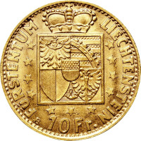 10 francs - Liechstenstein
