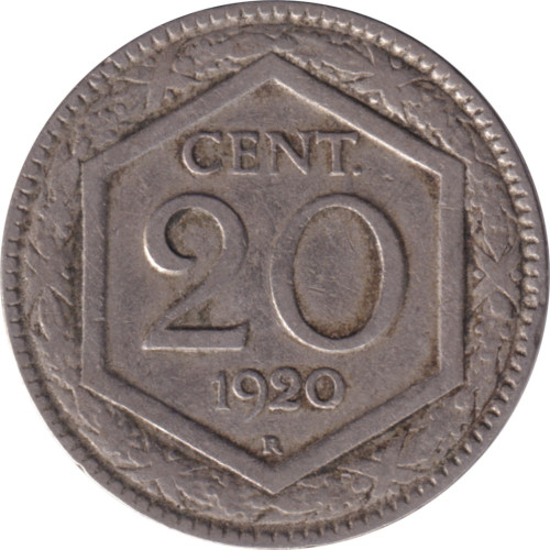 20 centesimi - Lire