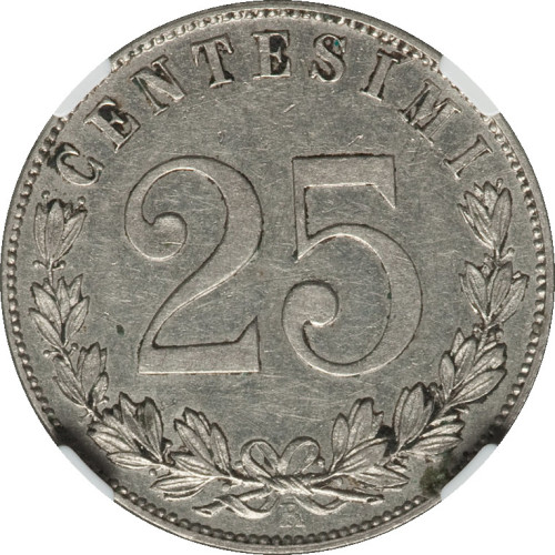 25 centesimi - Lire