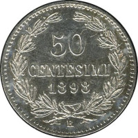 50 centesimi - Lire