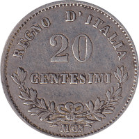20 centesimi - Lire