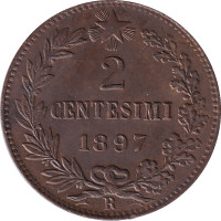 2 centesimi - Lire