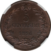 5 centesimi - Lire