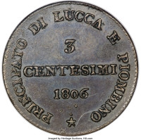 3 centesimi - Lucca