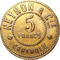 5 francs - Lyon