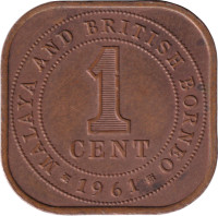 1 cent - Malaya & Borneo