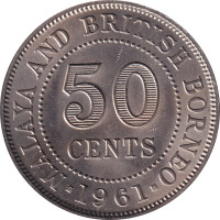 50 cents - Malaya & Borneo