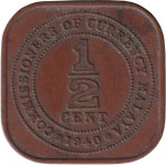 1/2 cent - Malaya