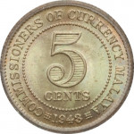 5 cents - Malaya