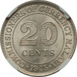 20 cents - Malaya