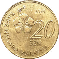 20 sen - Malaisie