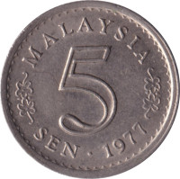 5 sen - Malaisie