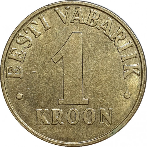 1 kroon - Mark and Kroon