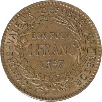 1 franc - Martinique