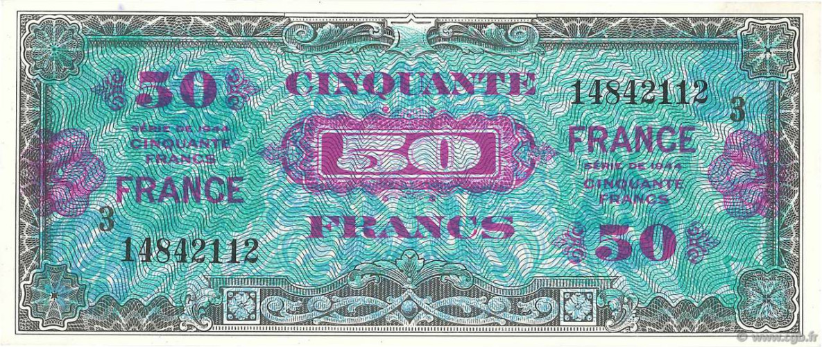 50 francs - Military Franc
