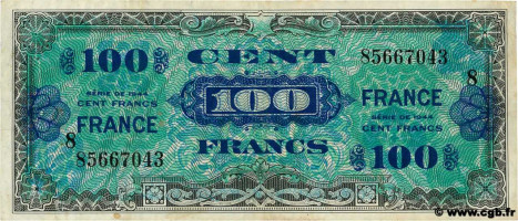 100 francs - Military Franc