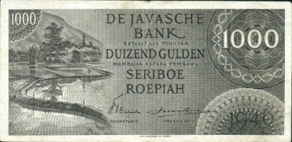 1000 rupiah - Indes néerlandaises