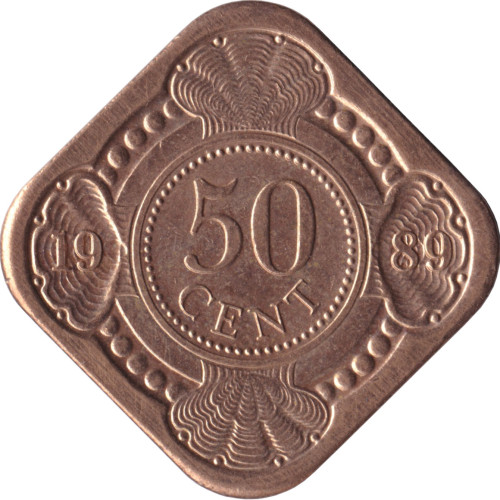 50 cents - Antilles Néerlandaises