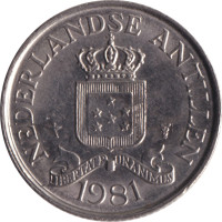 25 cents - Antilles Néerlandaises