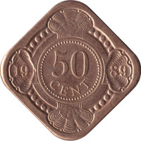 50 cents - Antilles Néerlandaises