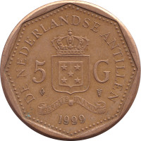 5 gulden - Antilles Néerlandaises