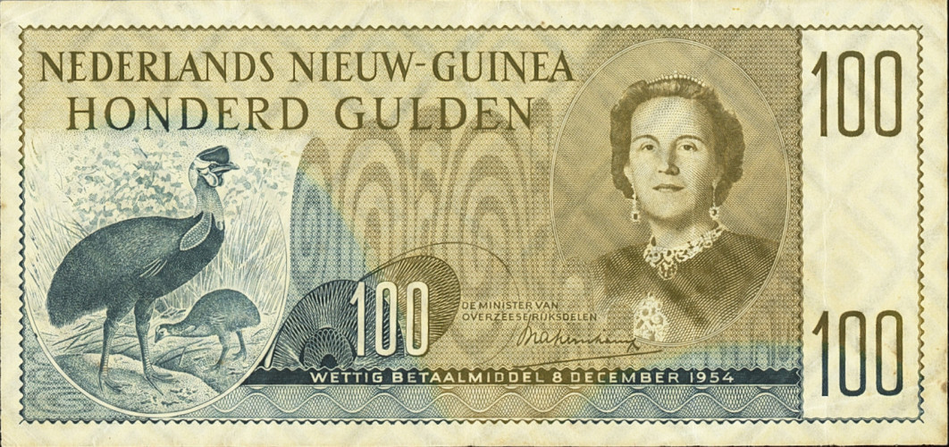 100 gulden - Netherlands New Guinea