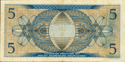5 gulden - Nouvelle Guinée Néerlandaise
