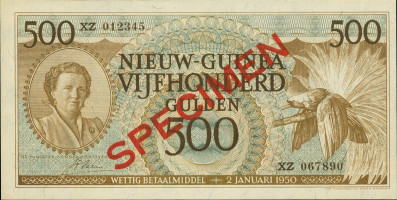 500 gulden - Nouvelle Guinée Néerlandaise