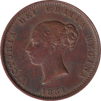 1/2 penny - Nouveau Brunswick