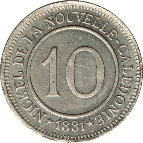 10 centimes - New Caledonia