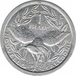 1 franc - Nouvelle Calédonie