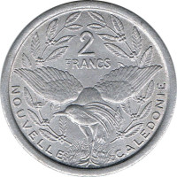 2 francs - New Caledonia