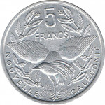 5 francs - Nouvelle Calédonie